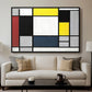 Composition with Yellow, Red, Black, Blue, and Gray, 1920 - Floater Framed Canvas Print