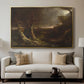 Tornado in an American Forest, 1835 - Floater Framed Canvas Print