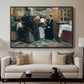 Kissing the Relic, 1893 - Floater Framed Canvas Print