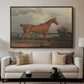 Hunter in a Landscape, 1810 - Floater Framed Canvas Print