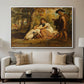 Measure for Measure, or The Biter Bit, 1840 - Floater Framed Canvas Print