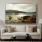 By the Water, 1876 - Floater Framed Canvas Print
