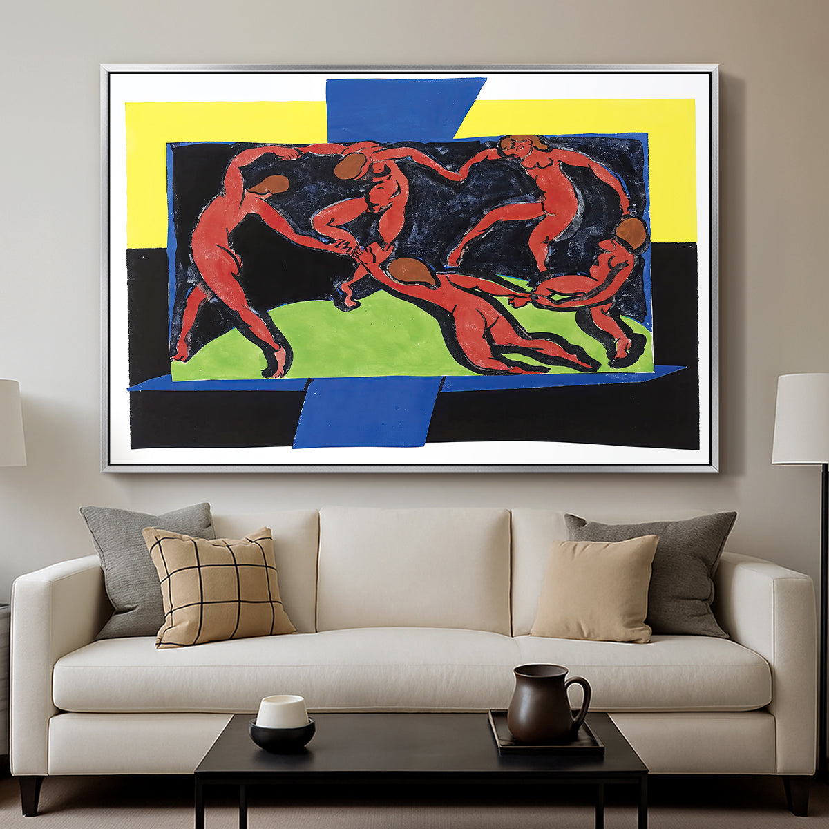 The Dance (La Danse), 1939 - Floater Framed Canvas Print