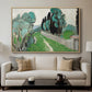 Landscape with Cypresses and Olive Trees near Nice, c. 1918 - Floater Framed Canvas Print