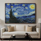 The Starry Night, 1889 - Floater Framed Canvas Print