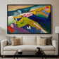 Murnau Mountain Landscape with Church, 1910 - Floater Framed Canvas Print