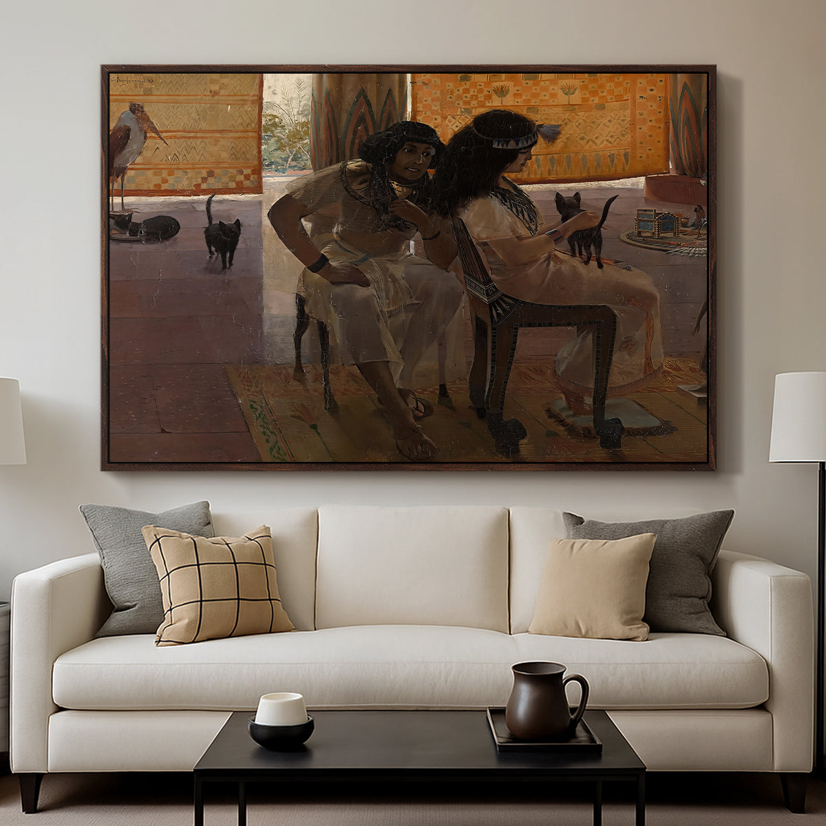 The Age of the Pharaohs, 1914 - Floater Framed Canvas Print