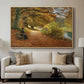 A Wooded Path in Autumn, 1902 - Floater Framed Canvas Print
