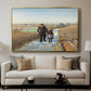 The Old Man and the Child, 1888 - Floater Framed Canvas Print