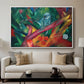 The Monkey, 1912 - Floater Framed Canvas Print