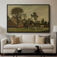 Farmhouse, c. 1865-1875 - Floater Framed Canvas Print