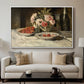 Strawberries and Champagne, c. 1881-1885 - Floater Framed Canvas Print