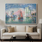 Entrance to the Port of La Rochelle, 1921 - Floater Framed Canvas Print