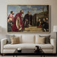 The Vendramin Family Venerating a Relic of the True Cross, c. 1540-1545 - Floater Framed Canvas Print