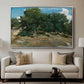 Fontainebleau: Oak Trees at Bas-Bréau, c. 1830-1835 - Floater Framed Canvas Print