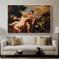 Venus and Adonis, 1554 - Floater Framed Canvas Print