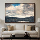 The Lone Boat, North Woods Club, Adirondacks, 1892 - Floater Framed Canvas Print