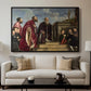The Vendramin Family Venerating a Relic of the True Cross, c. 1540-1545 - Floater Framed Canvas Print