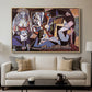 Women of Algiers (Version O), 1955 - Floater Framed Canvas Print