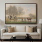 Cows in a Marshy Landscape, c. 1873-1874 - Floater Framed Canvas Print