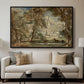 Salisbury Cathedral from the Bishop's Grounds, c. 1822-1823 - Floater Framed Canvas Print