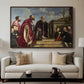 The Vendramin Family Venerating a Relic of the True Cross, c. 1540-1545 - Floater Framed Canvas Print
