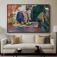 The Luxembourg Gardens, 1901 - Floater Framed Canvas Print