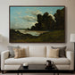 The River Loire at Nevers, 1901 - Floater Framed Canvas Print