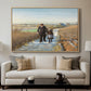 The Old Man and the Child, 1888 - Floater Framed Canvas Print