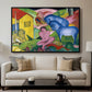 The Dream, 1912 - Floater Framed Canvas Print