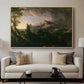 The Course of Empire: The Savage State, 1834 - Floater Framed Canvas Print
