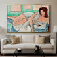 Nude in a Bathrobe (Nu au peignoir), 1941 - Floater Framed Canvas Print