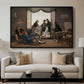 A Group of Danish Artists in Rome, 1837 - Floater Framed Canvas Print