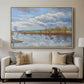 The Banks of the River Seine, 1893 - Floater Framed Canvas Print