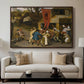 A Village Fair, c. 1567-1569 - Floater Framed Canvas Print
