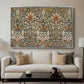 Snakeshead - Charcoal/Spice, c. 1876 - Floater Framed Canvas Print