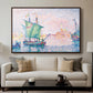 Venice, the Pink Cloud, 1909 - Floater Framed Canvas Print
