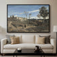 La Cervara, the Roman Campagna, c. 1830-1831 - Floater Framed Canvas Print