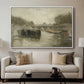 The Bridge (Le pont), 1895 - Floater Framed Canvas Print