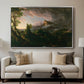 The Course of Empire: The Savage State, 1834 - Floater Framed Canvas Print