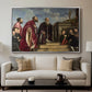 The Vendramin Family Venerating a Relic of the True Cross, c. 1540-1545 - Floater Framed Canvas Print