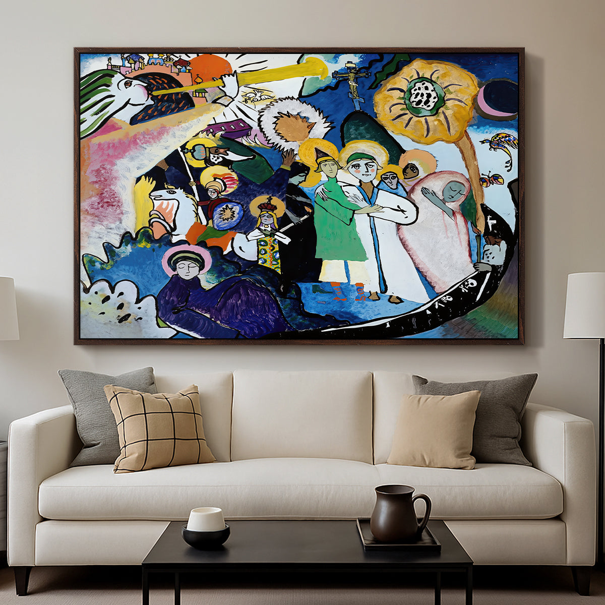 All Saints Day I, 1911 - Floater Framed Canvas Print