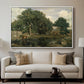 Forest of Fontainebleau, 1846 - Floater Framed Canvas Print