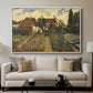 Garden of a Florist (The Flower Garden), 1864 - Floater Framed Canvas Print