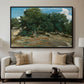 Fontainebleau: Oak Trees at Bas-Bréau, c. 1830-1835 - Floater Framed Canvas Print