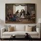 A Group of Danish Artists in Rome, 1837 - Floater Framed Canvas Print