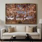 The Last Judgment (Charon's Boat and the Damned), 1536-1541 - Floater Framed Canvas Print