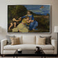 The Aldobrandini Madonna, 1532 - Floater Framed Canvas Print