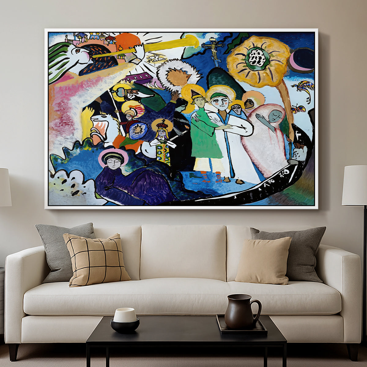 All Saints Day I, 1911 - Floater Framed Canvas Print