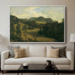 Landscape near Miesenbach, c. 1830 - Floater Framed Canvas Print